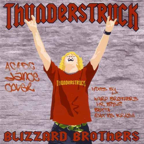 Blizzard Brothers ‎– Thunderstruck (CD Maxi Single) usado (VG+) box 2