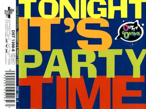 Outta Control ‎– Tonight It's Party Time (CD Maxi Single) usado (VG+) box 7