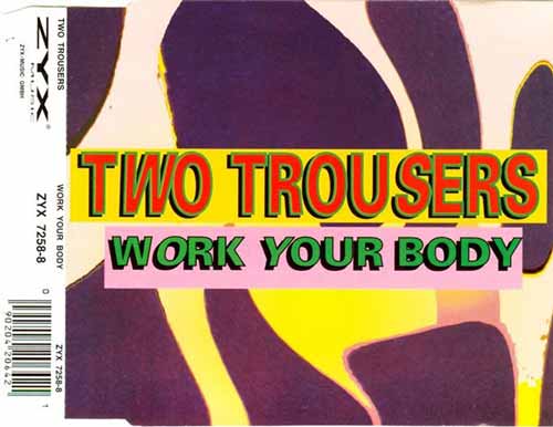Two Trousers ‎– Work Your Body (CD Maxi Single) usado sin caja (VG+) box 6