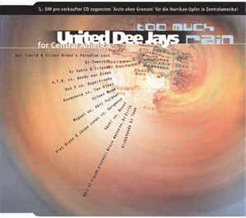 United Dee Jays For Central America ‎– Too Much Rain (CD Maxi Single) usado (VG+) box 7