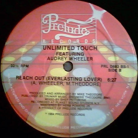 Unlimited Touch Featuring Audrey Wheeler – Reach Out (Everlasting Lover)