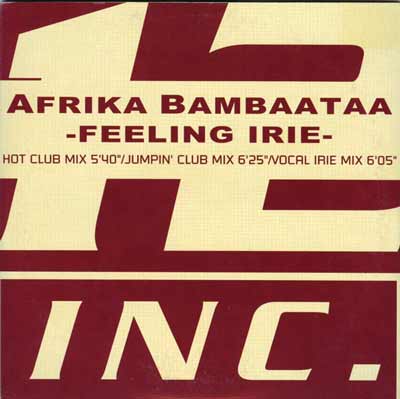 Afrika Bambaataa ‎– Feeling Irie (CD Maxi Single) usado (VG+) maleta 2