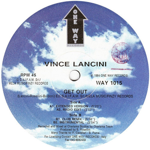 Vince Lancini – Get Out 