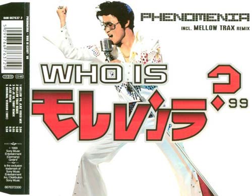 Phenomenia ‎– Who Is Elvis? '99 (CD Maxi single usado) (VG+) box 2