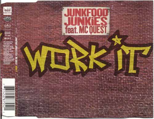 Junkfood Junkies Feat. MC Quest ‎– Work It (CD Maxi Single) usado (VG+) box 10